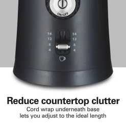 Hamilton Beach Custom Grind Coffee Grinder, Silver & Black -Professional Kitchen Appliance Store 5110601005498 8 3