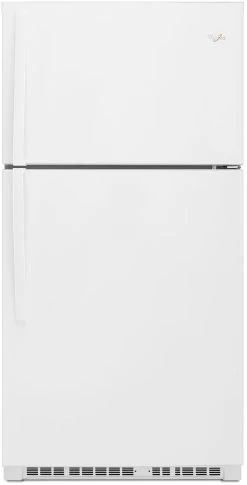 Whirlpool® 33 In. 21.3 Cu. Ft. Monochromatic Stainless Steel Top Freezer Refrigerator -Professional Kitchen Appliance Store 51618b7a 11a0 4ac0 80bd cb857f4258d9