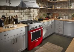 KitchenAid® 30" Passion Red Smart Commercial-Style Gas Range -Professional Kitchen Appliance Store 51fe4350 3c12 4b3d b2a9 330d7eed2cf4
