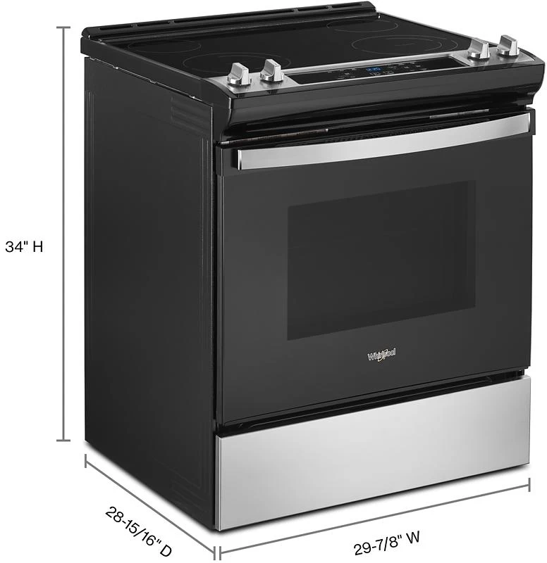 Whirlpool® 30" Stainless Steel Freestanding Electric Range 4 Whirlpool® 30" Stainless Steel Freestanding Electric Range - Image 2