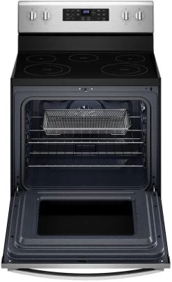 Whirlpool® 30" Stainless Steel Free Standing Electric Range -Professional Kitchen Appliance Store 55d2b432 7f96 49b4 b83c 55e47ac0dd21