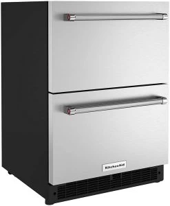 KitchenAid® 4.4 Cu. Ft. Stainless Steel Refrigerator Drawers