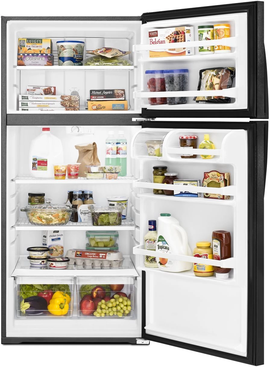 Whirlpool® 14.3 Cu. Ft. Black Top Freezer Refrigerator 9 Whirlpool® 14.3 Cu. Ft. Black Top Freezer Refrigerator - Image 7