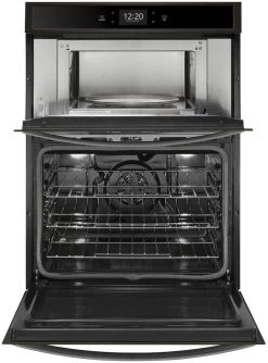 Whirlpool® 30" Fingerprint Resistant Black Stainless Smart Combination Wall Oven