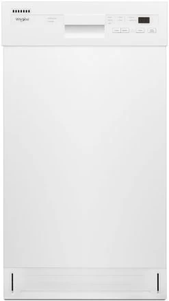 Whirlpool® 18" White Built In Dishwasher