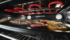 KitchenAid® 30" Black Stainless Steel With PrintShield™ Finish Slide In Electric Convection Range