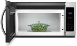 Whirlpool® 1.7 Cu. Ft. Stainless Steel Over The Range Microwave -Professional Kitchen Appliance Store 64c88bab a169 4857 9f40 58acaf44dc84