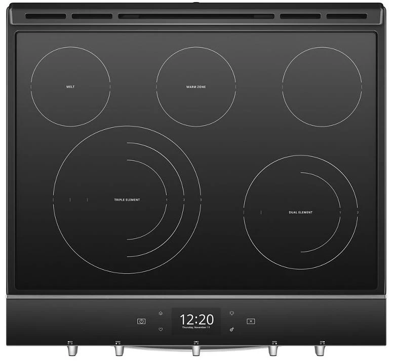 Whirlpool® 30" Fingerprint Resistant Stainless Steel Smart Slide-In Electric Range 3 Whirlpool® 30" Fingerprint Resistant Stainless Steel Smart Slide-In Electric Range