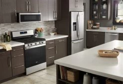 Whirlpool® 1.1 Cu. Ft. Stainless Steel Low Profile Microwave Hood Combination -Professional Kitchen Appliance Store 6833f443 edf2 4ba5 9fe1 f9ec0c0fcddc