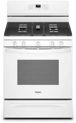 Whirlpool® 30" White Freestanding Gas Range With 5-in-1 Air Fry Oven -Professional Kitchen Appliance Store 68a860c2 2ca7 4632 8513 713eb8ad0717