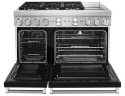 KitchenAid® 48" Imperial Black Commercial-Style Free Standing Dual Fuel Range With Griddle 10 KitchenAid® 48" Imperial Black Commercial-Style Free Standing Dual Fuel Range With Griddle -Professional Kitchen Appliance Store 6996dca1 2810 4782 a48e 9e5d809d35f9
