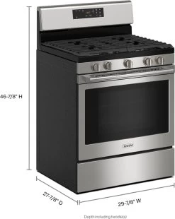 Maytag® 30" Fingerprint Resistant Stainless Steel Freestanding Gas Range -Professional Kitchen Appliance Store 6b66a173 c5af 403b 9df8 2de8ac28e785