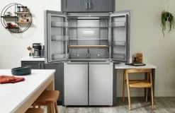 KitchenAid® 19.4 Cu. Ft. PrintShield™ Stainless Steel Counter Depth French Door Refrigerator -Professional Kitchen Appliance Store 6b977106 34b6 4efc 8f41 b862e0b4450a