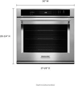 KitchenAid® 30" Stainless Steel Electric Built In Single Oven -Professional Kitchen Appliance Store 6e885c63 9d52 4e33 9a77 09d470a10b4d