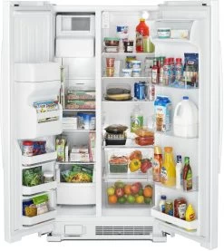 Amana® 24.6 Cu. Ft. White Side-By-Side Refrigerator -Professional Kitchen Appliance Store 72f32377 055c 4ba9 a3a9 08abcf55e91e