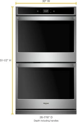 Whirlpool® 30" Stainless Steel Electric Built In Double Oven