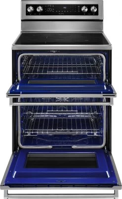 KitchenAid® 30" Stainless Steel Free Standing Electric Double Oven Range -Professional Kitchen Appliance Store 74d66cc8 f85a 4efb 89b9 22f6563f9831