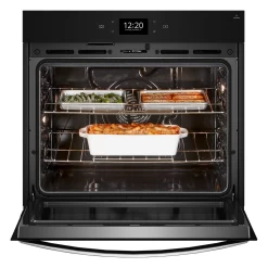 Whirlpool® 30" PrintShield™ Black Stainless Steel Single Electric Wall Oven -Professional Kitchen Appliance Store 77249d29 58ea 4307 836c d33274b8ed16
