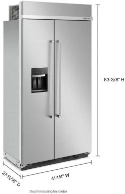 KitchenAid® 25.1 Cu. Ft. Stainless Steel With PrintShield™ Finish Counter Depth Side-by-Side Refrigerator 14 KitchenAid® 25.1 Cu. Ft. Stainless Steel With PrintShield™ Finish Counter Depth Side-by-Side Refrigerator -Professional Kitchen Appliance Store 79d5f5e0 c9cc 4ae2 bca5 e14310d4e22d