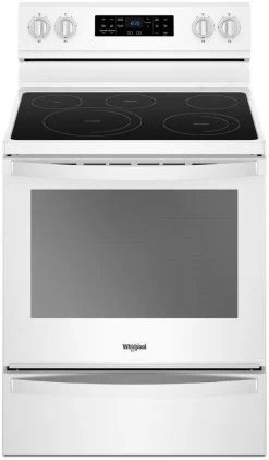 Whirlpool® 30" Freestanding Electric Range-White -Professional Kitchen Appliance Store 7a0622ba 03f6 48f2 b330 fb8ca048fa47 1