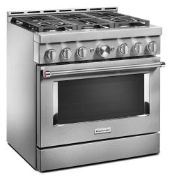 KitchenAid® 36" Free Standing Gas Range -Professional Kitchen Appliance Store 7a33a6d3 9695 4d87 b769 f71150082914