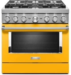 KitchenAid® 36" Yellow Pepper Commercial-Style Free Standing Dual Fuel Range 6 KitchenAid® 36" Yellow Pepper Commercial-Style Free Standing Dual Fuel Range -Professional Kitchen Appliance Store 7cb1e780 d632 4407 8c6d b8a412d76814