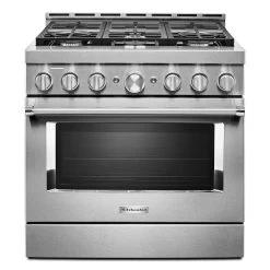 KitchenAid® 36" Free Standing Gas Range -Professional Kitchen Appliance Store 7d047a97 cde1 41c3 8930 ac70edbefca0