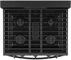Whirlpool® 30" Black Freestanding Gas Range With 5-in-1 Air Fry Oven -Professional Kitchen Appliance Store 7d0918a9 e61b 4479 aa62 00b2759d279d