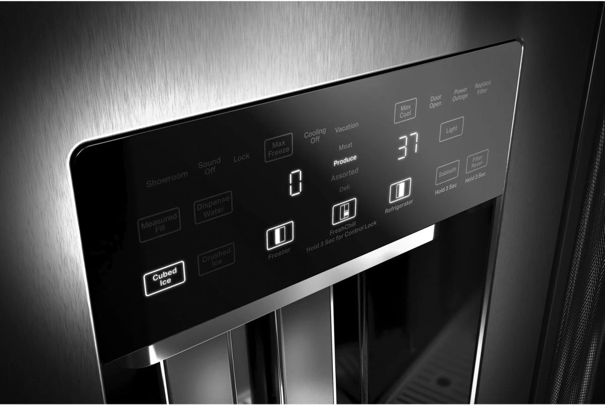 KitchenAid® 20.8 Cu. Ft. PrintShield™ Stainless Steel Counter Depth Side-by-Side Refrigerator 5 KitchenAid® 20.8 Cu. Ft. PrintShield™ Stainless Steel Counter Depth Side-by-Side Refrigerator - Image 3