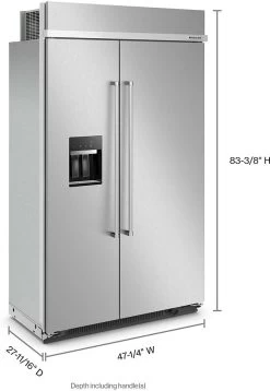 KitchenAid® 29.4 Cu. Ft. Stainless Steel Counter Depth Side-by-Side Refrigerator -Professional Kitchen Appliance Store 86d2e2b0 51a3 4bbe 8cdf 7cf5cc7e8cd7