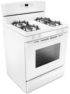 Amana® 30" White Freestanding Gas Range