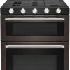 KitchenAid® 30" Black Stainless Steel With PrintShield™ Finish Free Standing Gas Double Convection Range
