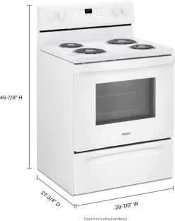 Whirlpool® 30" White Free Standing Electric Range 20 Whirlpool® 30" White Free Standing Electric Range -Professional Kitchen Appliance Store 8f8cf6cf 5052 4a1e 9ca3 fe2be4c9a180