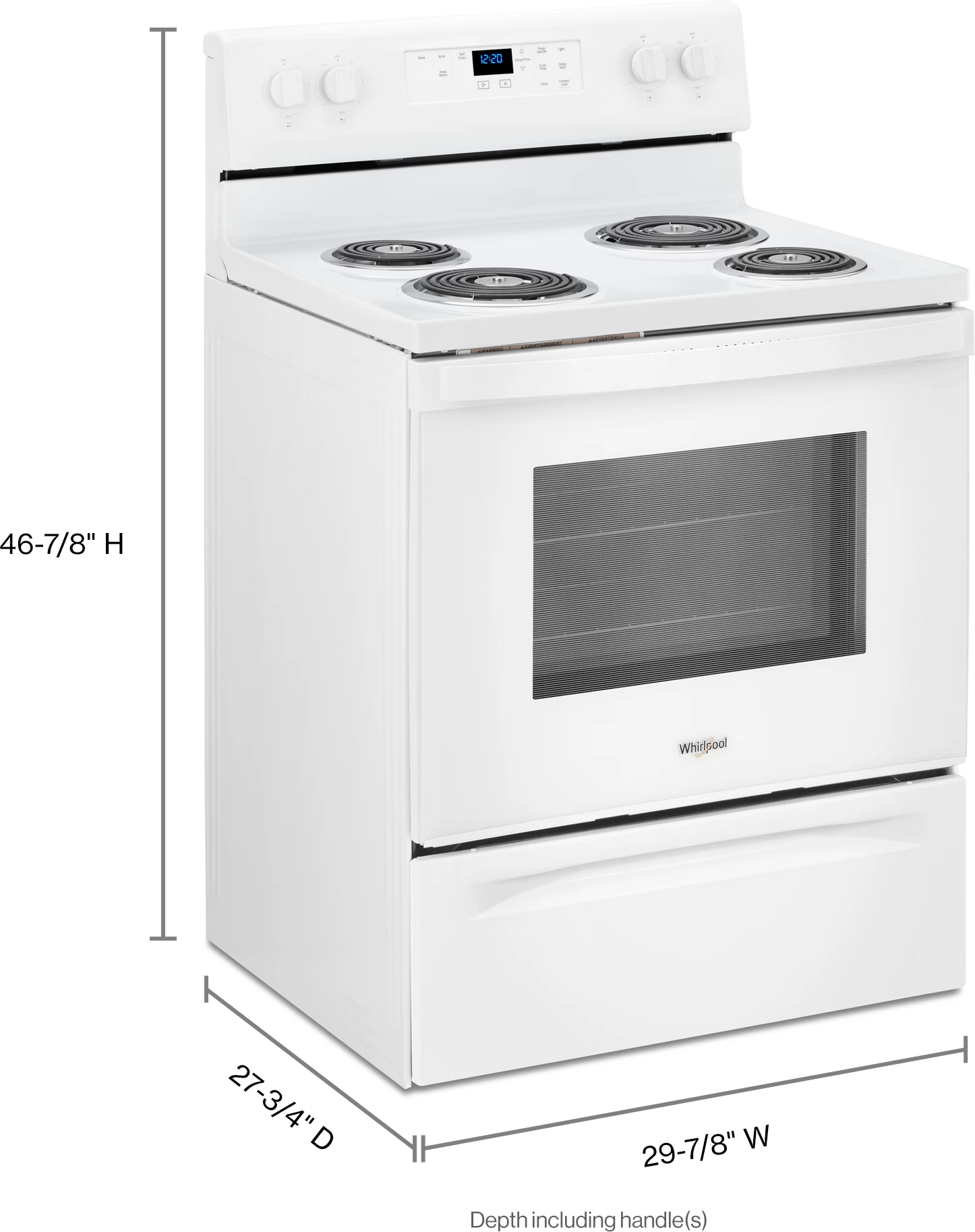 Whirlpool® 30" White Free Standing Electric Range 11 Whirlpool® 30" White Free Standing Electric Range - Image 9