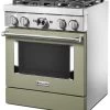 KitchenAid® 30" Avocado Cream Commercial-Style Free Standing Dual Fuel Range -Professional Kitchen Appliance Store 8fb5372a a0ce 443b b6a8 bbe6524887f7 1