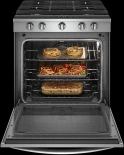 Whirlpool® 30" Fingerprint-Resistant Stainless Steel Smart Slide-In Gas Range -Professional Kitchen Appliance Store 922986ba 0c7f 4868 bd68 e387d9f0faa8