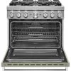 KitchenAid® 36" Avocado Cream Commercial-Style Free Standing Dual Fuel Range -Professional Kitchen Appliance Store 954c0ade c463 49f9 a33b 97e9e5218c4c