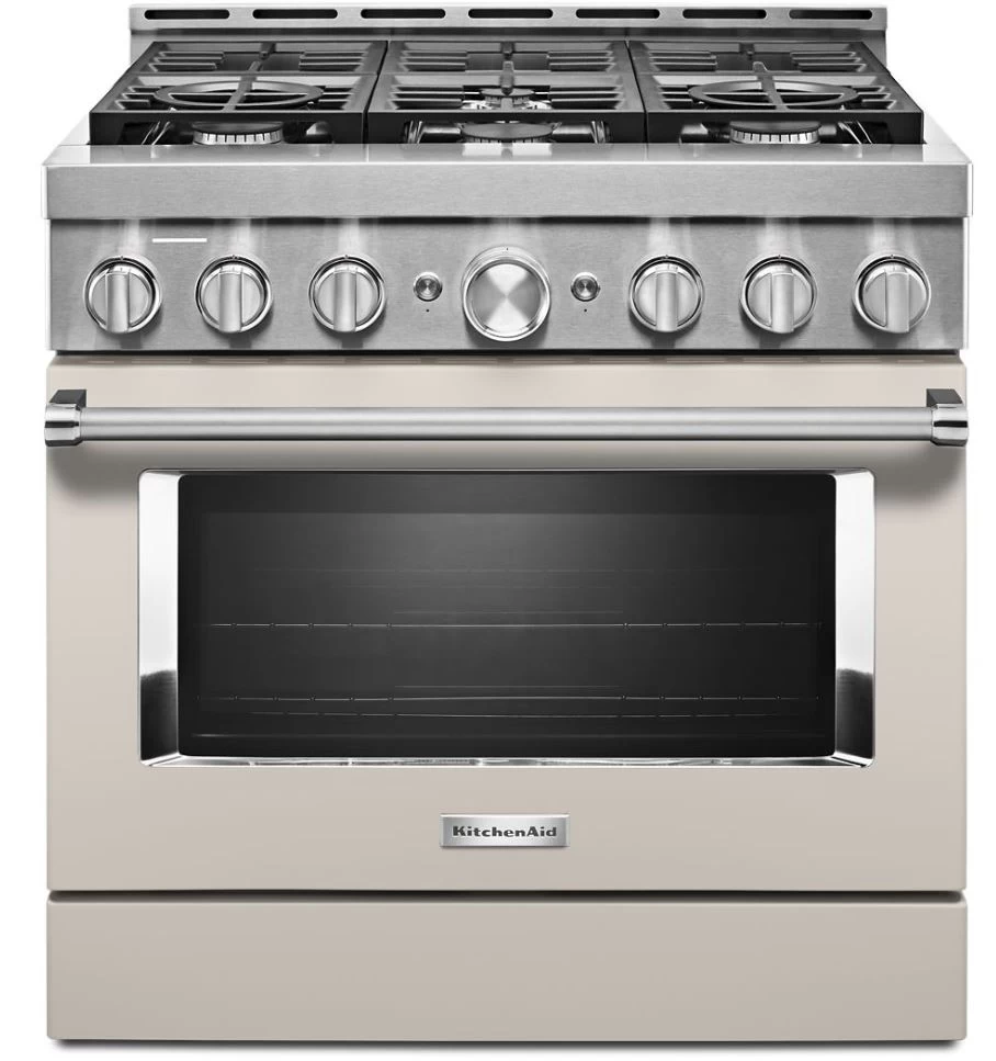 KitchenAid® 36" Milkshake Smart Commercial-Style Gas Range 3 KitchenAid® 36" Milkshake Smart Commercial-Style Gas Range