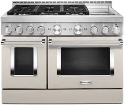 KitchenAid® 48" Milkshake Smart Commercial-Style Gas Range With Griddle -Professional Kitchen Appliance Store 9a383b3e c512 45c6 8aa4 ce630c528458