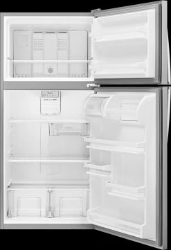 Whirlpool® 30 In. 18.3 Cu. Ft. Monochromatic Stainless Steel Top Freezer Refrigerator