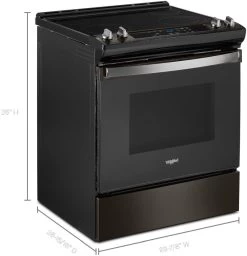 Whirlpool® 30" Black Stainless Freestanding Electric Range -Professional Kitchen Appliance Store 9e31ff2a 9aa8 4fd2 8ac0 b976bcced2b3