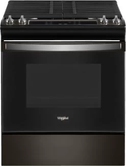 Whirlpool® 30" Black Stainless Freestanding Gas Range -Professional Kitchen Appliance Store a04f3195 b2fa 460c 8145 006564c132f5