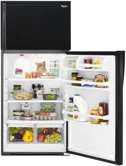 Whirlpool® 14.3 Cu. Ft. Black Top Freezer Refrigerator 19 Whirlpool® 14.3 Cu. Ft. Black Top Freezer Refrigerator -Professional Kitchen Appliance Store a209c609 0ccc 47ec 9c5c 0dd9f7b3cc5b