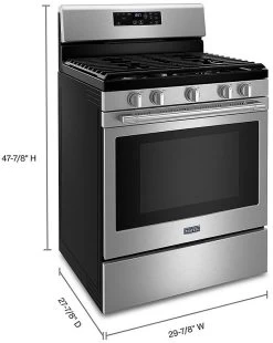 Maytag® 30" Fingerprint Resistant Stainless Steel Freestanding Gas Range With Air Fryer -Professional Kitchen Appliance Store a52de59f d9c5 4f57 ae7c 902fbaaf69b2