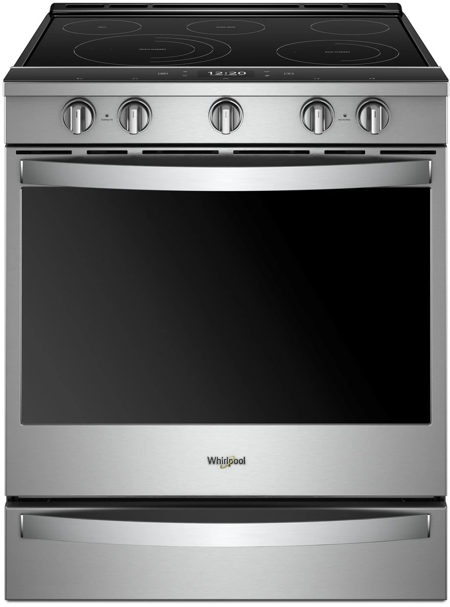 Whirlpool® 30" Fingerprint Resistant Stainless Steel Smart Slide-In Electric Range 5 Whirlpool® 30" Fingerprint Resistant Stainless Steel Smart Slide-In Electric Range - Image 3