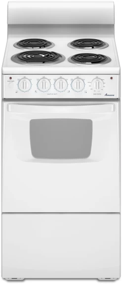 Amana® 20" White Free Standing Electric Range -Professional Kitchen Appliance Store aep222vaw