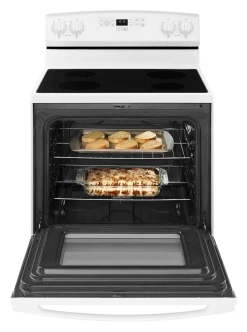 Amana® 30" White Free Standing Electric Range -Professional Kitchen Appliance Store aer6303mfw3