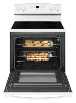 Amana® 29.88" Black Free Standing Electric Range -Professional Kitchen Appliance Store aer6603sfw3