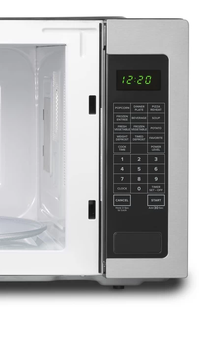 Amana® 2.2 Cu. Ft. Black On Stainless Countertop Microwave 3 Amana® 2.2 Cu. Ft. Black On Stainless Countertop Microwave