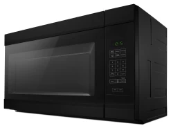 Amana® 1.6 Cu. Ft. Black On Stainless Over The Range Microwave 19 Amana® 1.6 Cu. Ft. Black On Stainless Over The Range Microwave -Professional Kitchen Appliance Store amv2307pfb2